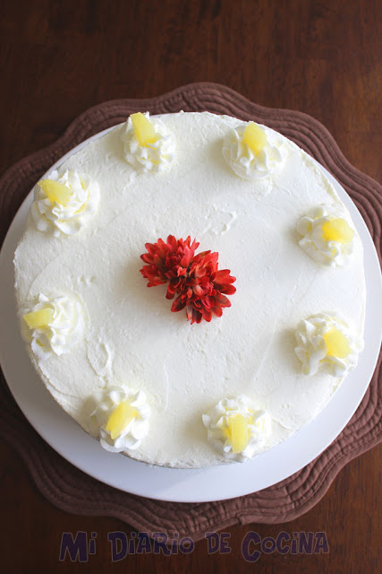 Torta ideal de piña para el Día de la Madre
