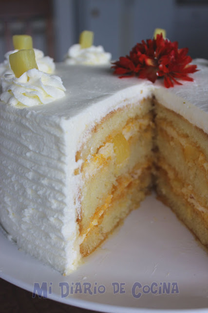 Torta ideal de piña para el Día de la Madre