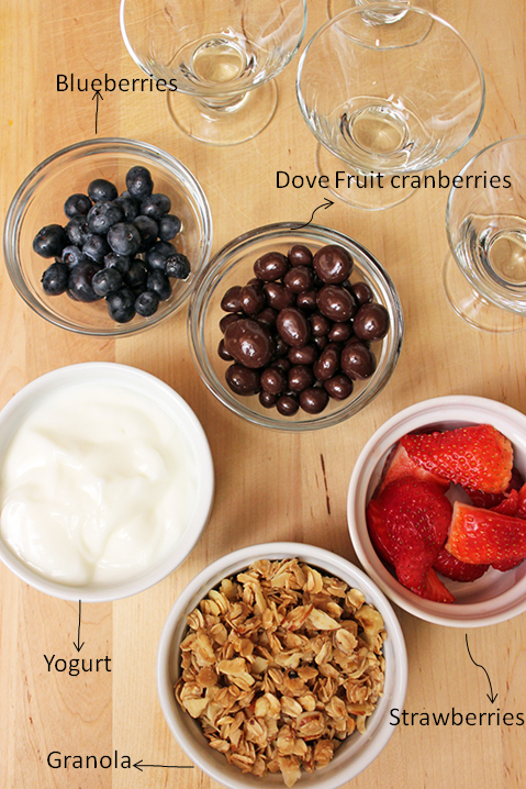 Brunch con DOVE® Fruit Cranberries - Parfait