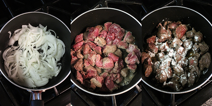 Estofado de carne - Preparación paso a paso
