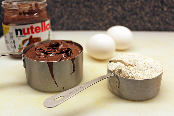 Nutella brownie - Ingredients