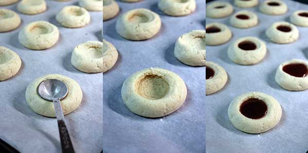 Thumbprint cookies - Filling
