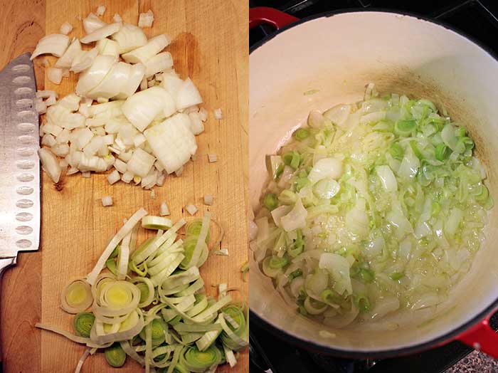 Cauliflower soup - Preparation