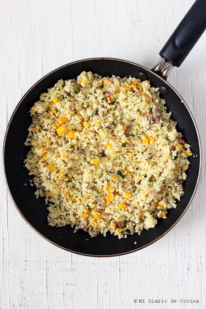 Couscous with mango