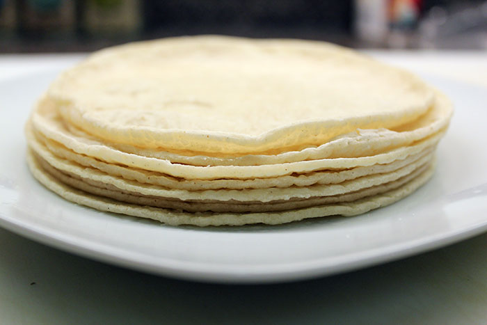 Enfrijoladas - Tortillas