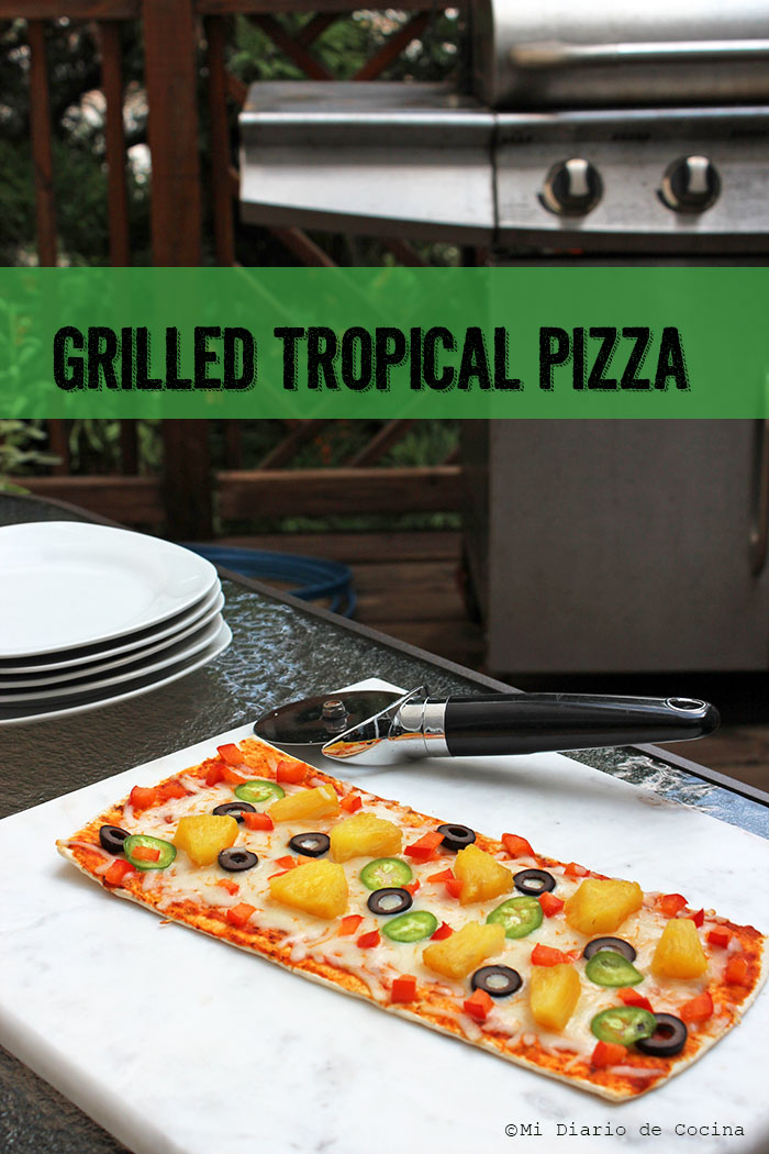 Grilled Tropical Pizza
