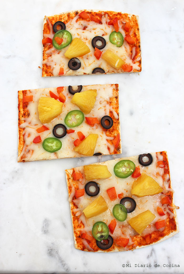 Grilled Tropical Pizza