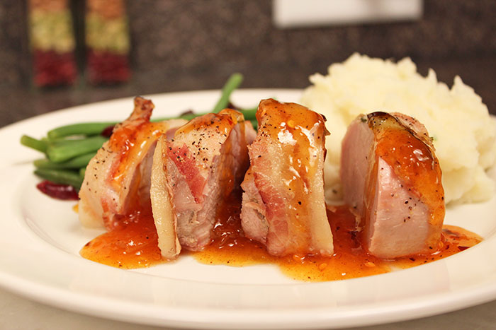 Pork Loin with Apricot Sauce