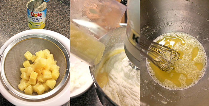 No-Bake Pineapple Tart - Preparation