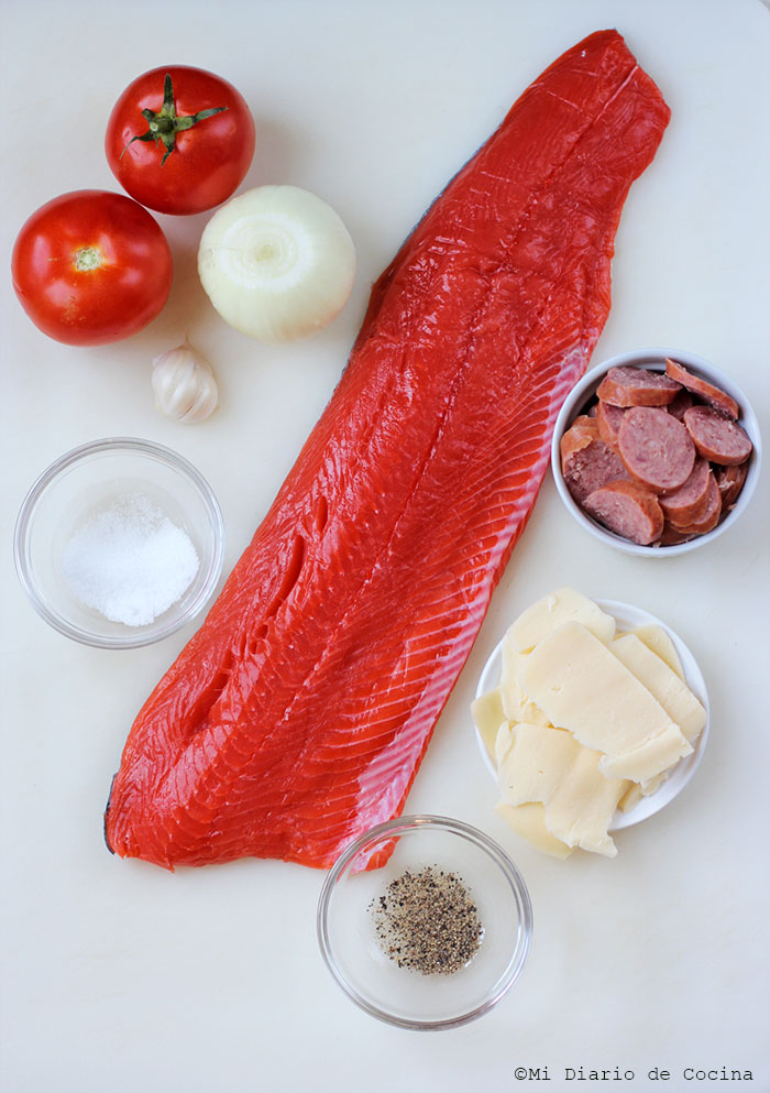Cancato de salmón - Ingredientes