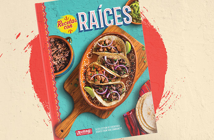 Book "Recetas con Raíces" ("Recipes with Roots"), from Rumba Meats