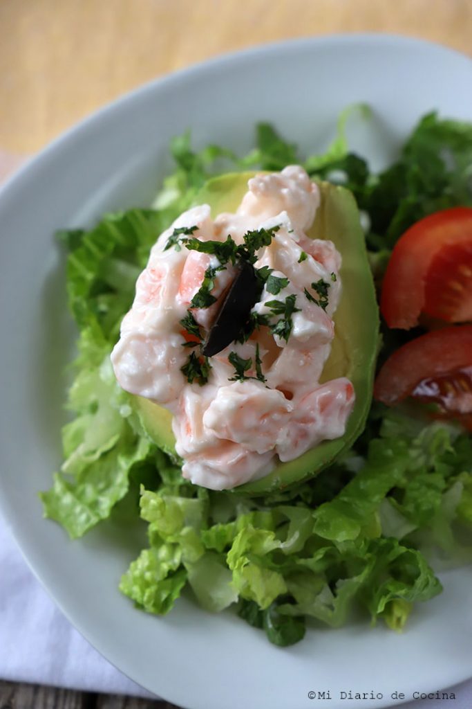 Cardinal Stuffed Avocado