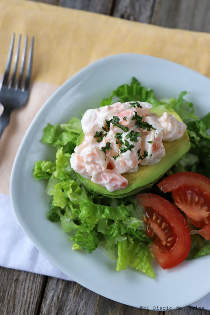 Cardinal Stuffed Avocado