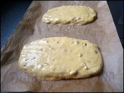 Biscotti de limón y almendras - Preparación