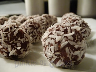 Trufas de chocolate