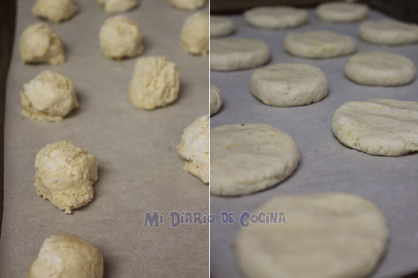 Galletas de limón - Preparación