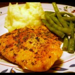 Baked salmon