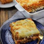 Lasagna with bolognese sauce