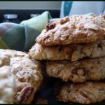 Galletas de avena, pasas y nueces