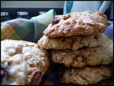 Receta de Galletas de Avena y Pasas