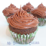 Cupcakes de chocolate y naranja