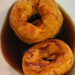 Picarones (pumpkin donuts) with panela sauce