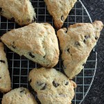 Scones con chips de chocolate