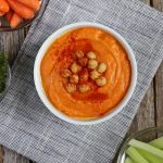 Hummus con pimenton rojo