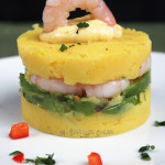 Causa de camarones (Shrimp Causa)