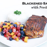 Blackened Salmon with Fruit Salsa