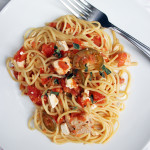 Barilla® Spaghetti with Chicken and Spicy Tomato Sauce