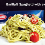 Barilla Spaghetti with avocado