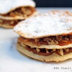 Chilean pastry of dulce de leche and walnuts from Curico