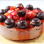 Cheesecake de chocolate vegano