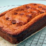 Banana cake with chocolate chips