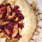 Crostata de manzana y cranberry