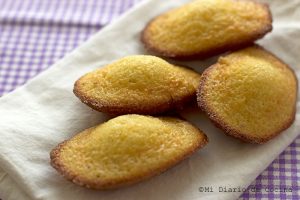 Galletas Madeleine de limón
