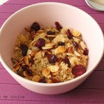 Almond quinoa with cranberries