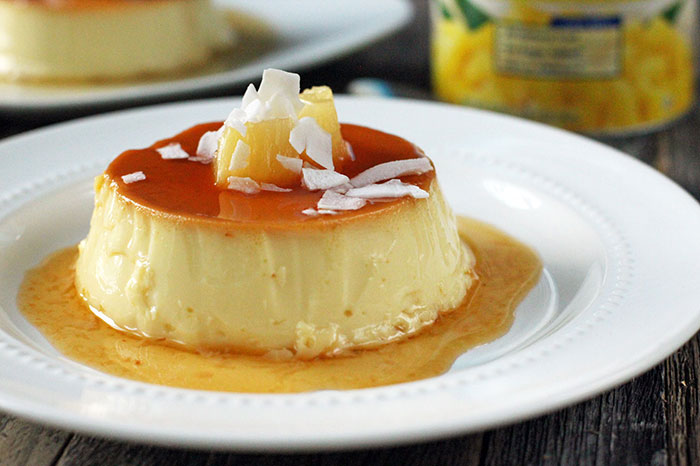 Pineapple And Coconut Flan Mi Diario De Cocina
