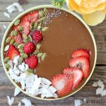 Smoothie en bowl de chocolate