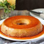 Flan de manjar