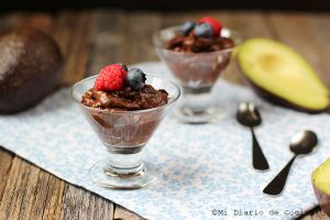 Mousse de palta (aguacate) y chocolate