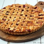 German-Style Plum and Peach Pie