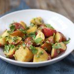 Ensalada de papas con vinagreta