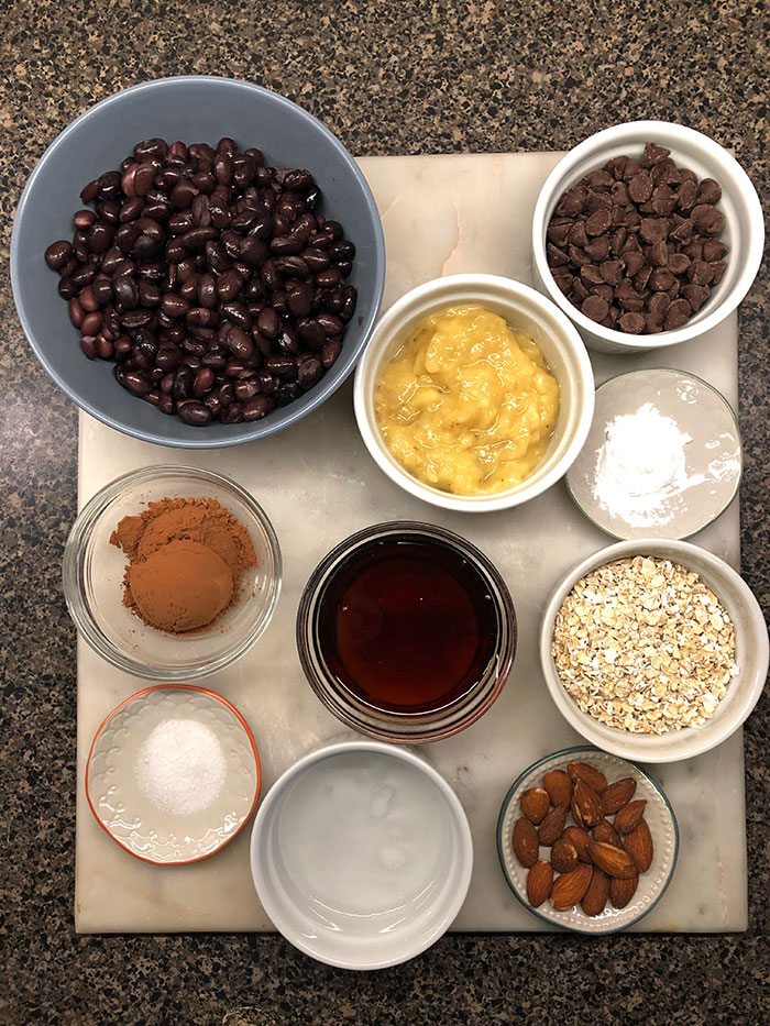 Black beans brownie - Ingredients