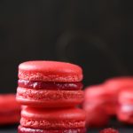 Macarons de frambuesas