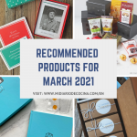 Recommended products March 2021