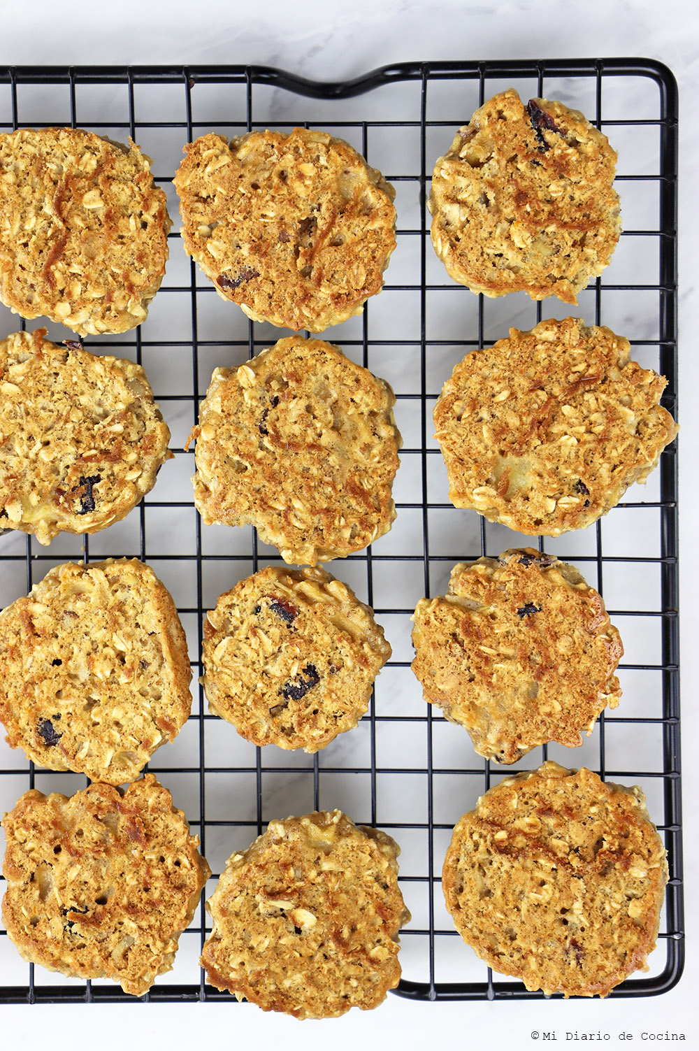 Galletas de avena y manzana – Mi Diario de Cocina