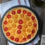 Tarta de tomate cherry