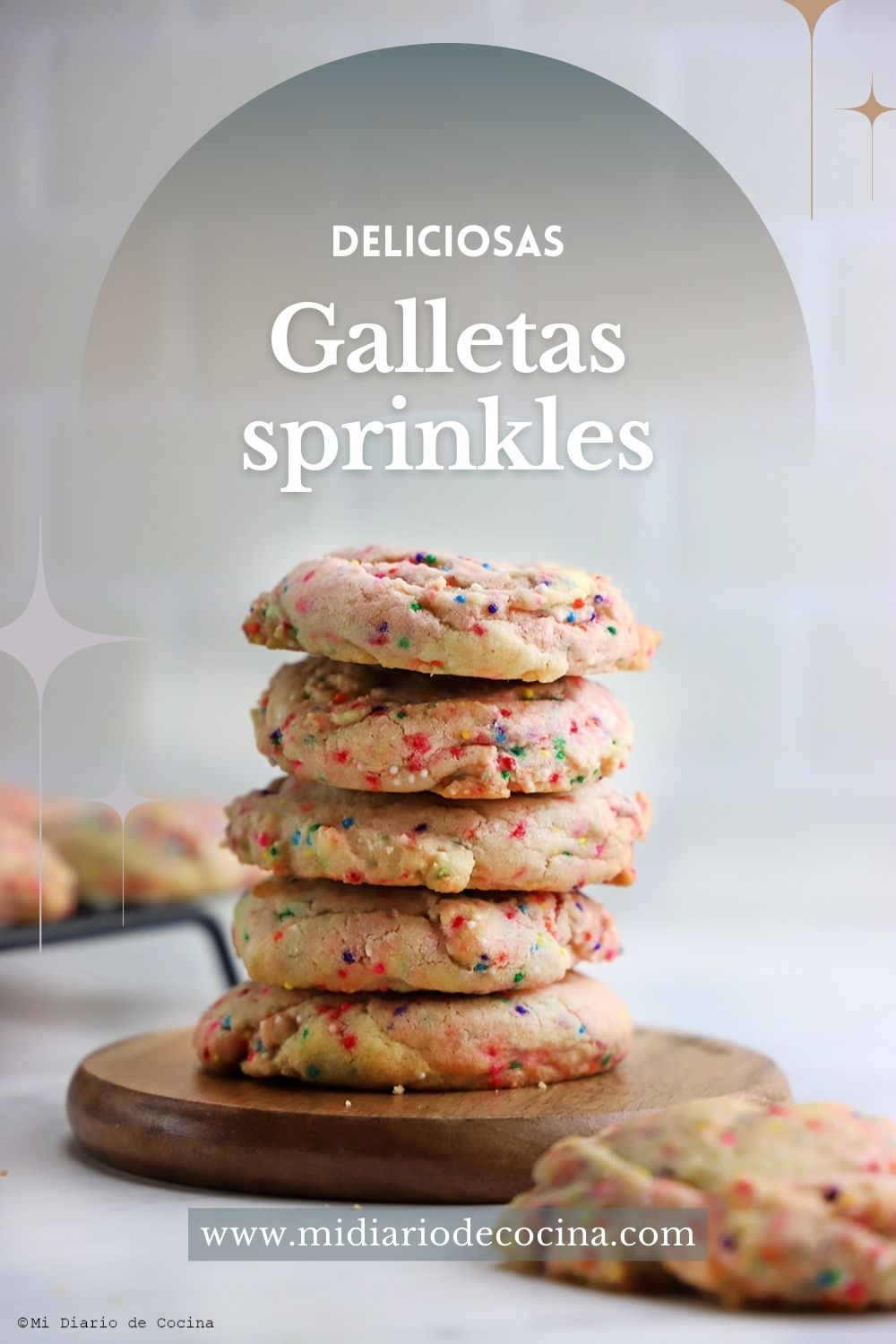 Galletas con sprinkles